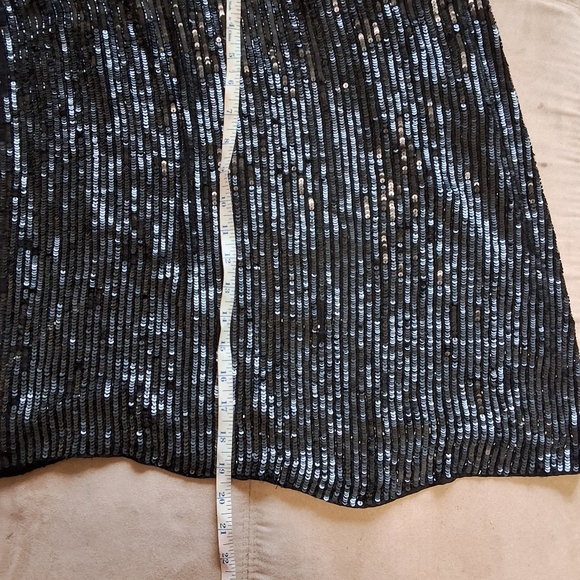 Sequin skirt.  INC. Size 12. Black. - Picture 5 of 6